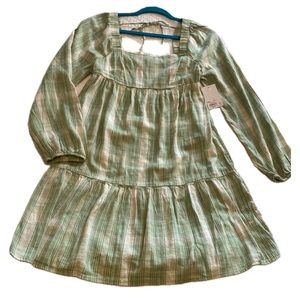 Kohls So juniors mini peasant long sleeve mini dress small